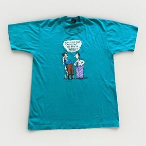 Vintage Jared Lee‎ Shirt Mens L Funny Comic Horse 90s Cadillac Parody Pony Meme